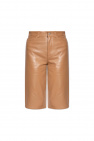 Wandler ‘Poppy’ leather shorts