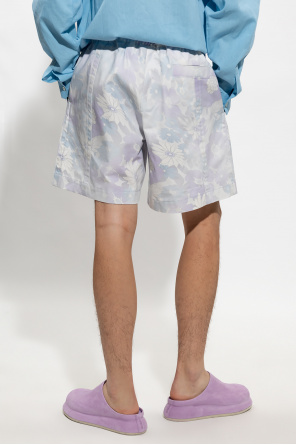 Jacquemus ‘Calecon’ REEBOK shorts with floral motif