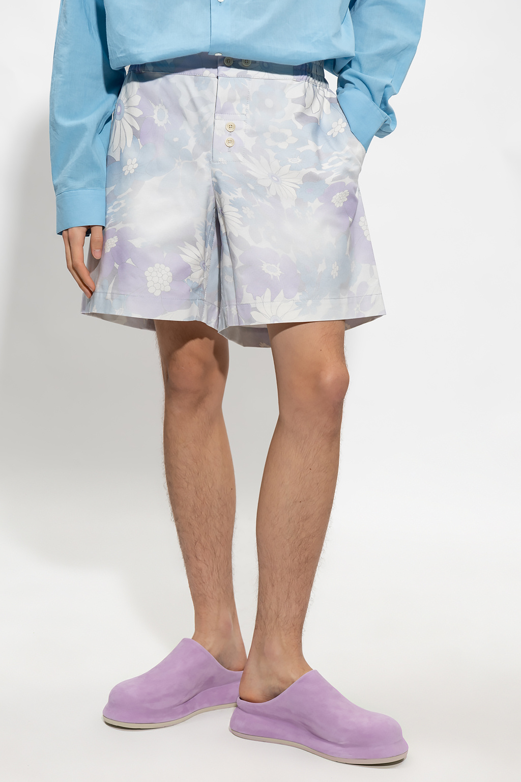 Jacquemus ‘Calecon’ shorts with floral motif