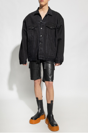 Shorts in vegan leather od MISBHV