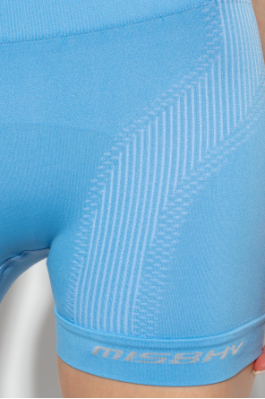 MISBHV shorts blu with logo
