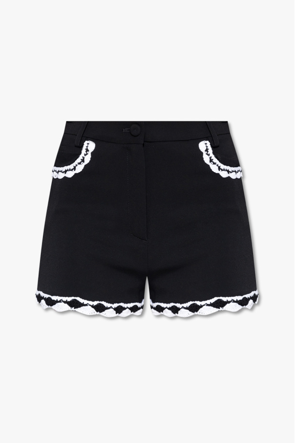 Moschino High-rise suit shorts