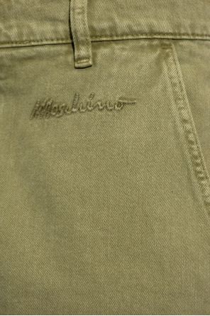Moschino Jeansowe szorty z logo