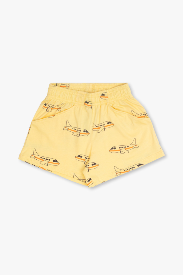 Mini Rodini Shorts with motif of airplanes