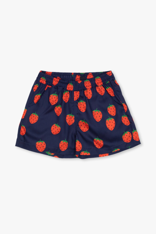 Mini Rodini the shorts with motif of strawberries