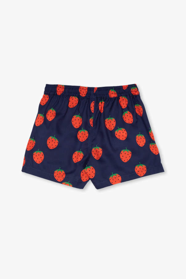 Mini Rodini Shorts with motif of strawberries