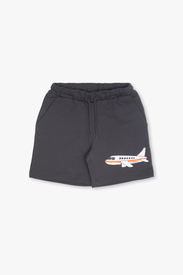 Mini Rodini Veronica shorts with motif of airplane