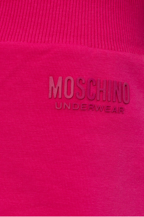 Moschino Washed Shorts with logo