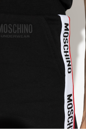 Moschino belted wide-leg shorts