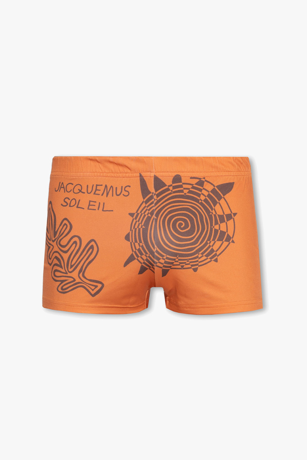 Jacquemus Szorty kąpielowe z logo
