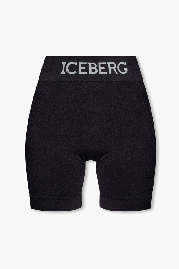 Iceberg Intelligence Liam Sortvaskede Ripped jeans i Skinny Fit