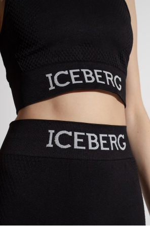 Iceberg Fitted Satin Mini Dress
