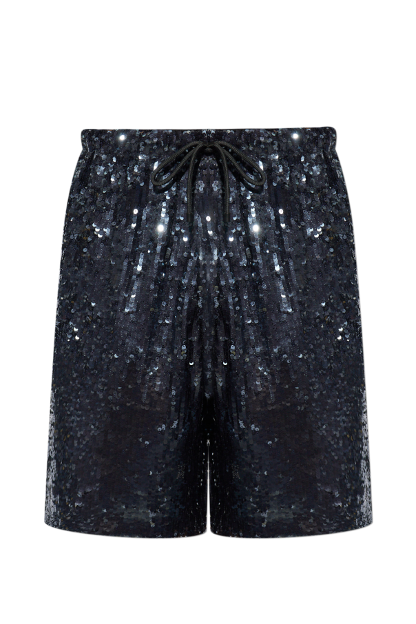 Sequinned shorts od Dries Van Noten