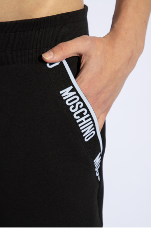 Moschino Bawełniane szorty z logo