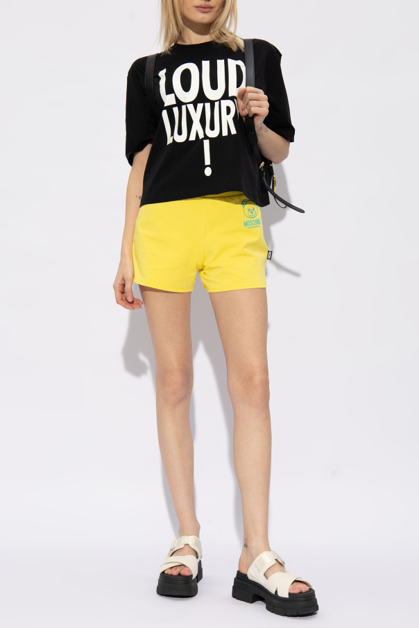 Moschino Cotton shorts with logo