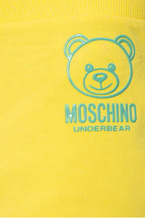 Moschino Unique21 Hero Curve skræddersyede Cotone shorts i sort Del af sæt