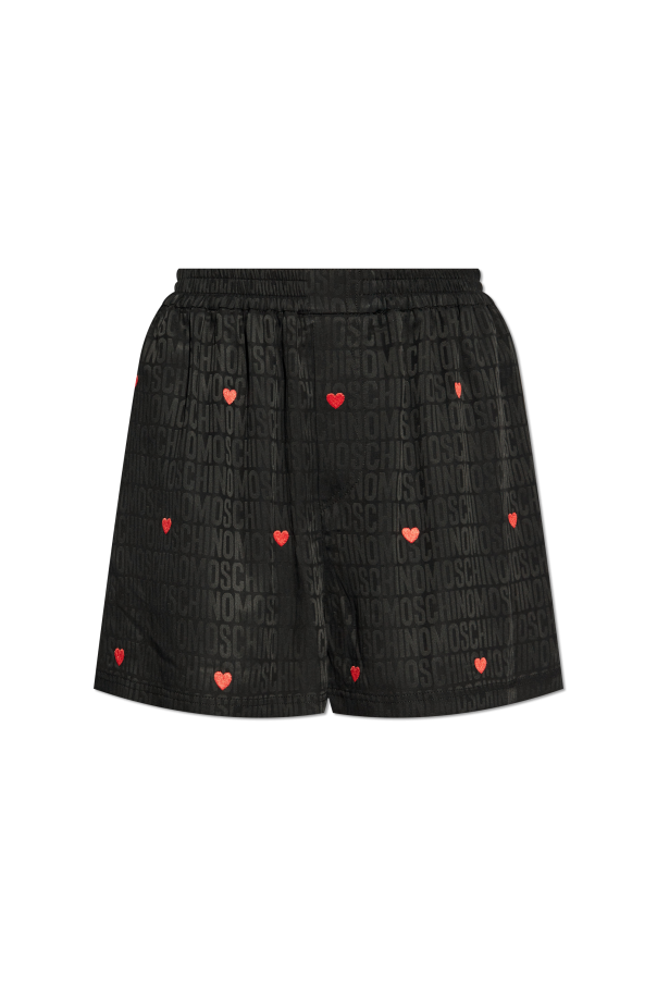 Moschino Shorts with embroidered pattern