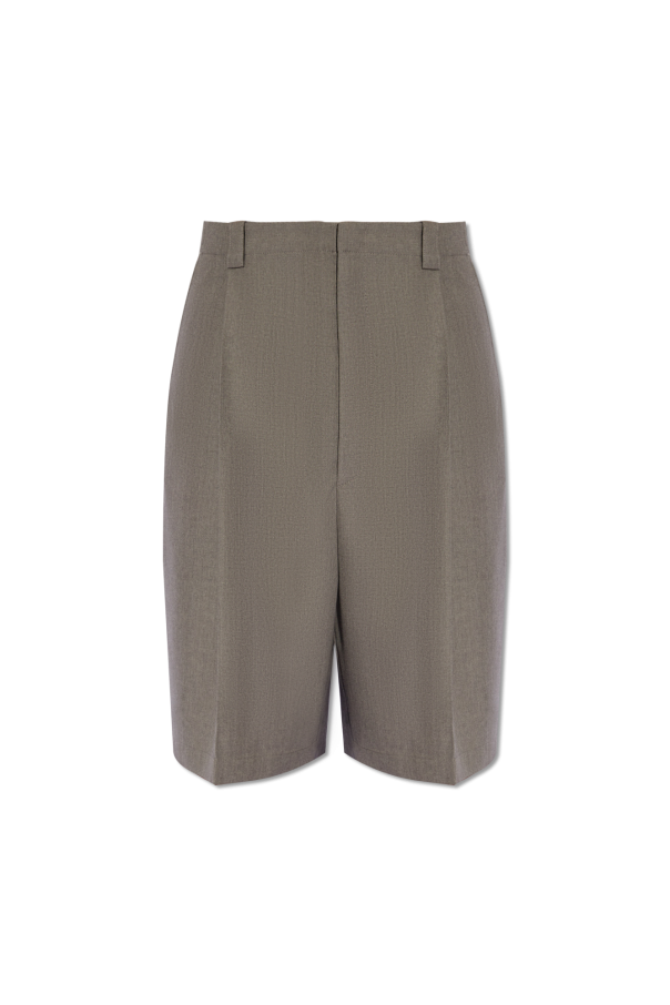 Jacquemus ‘Salti’ pleat-blue shorts