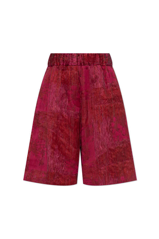 Dries Van Noten Pantalones cortos con bolsillos