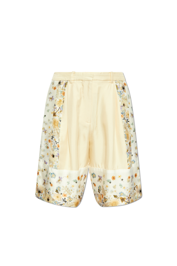 Munthe Pantalones cortos de seda ‘Fabiane’