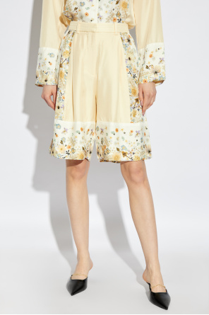 Munthe Pantalones cortos de seda ‘Fabiane’
