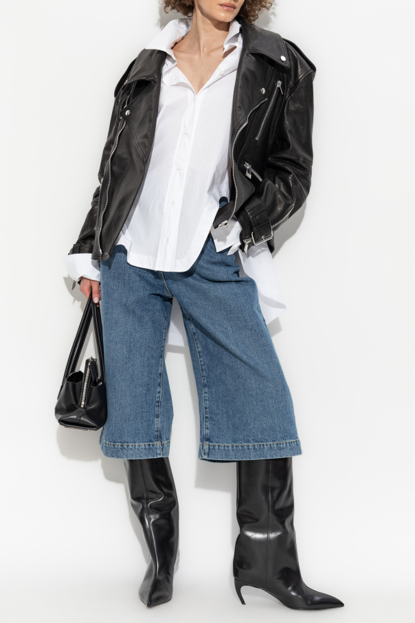The Attico Denim bermuda shorts