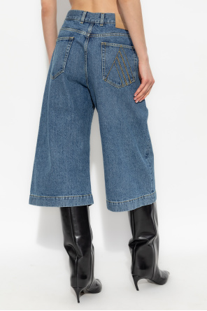 The Attico Denim bermuda shorts