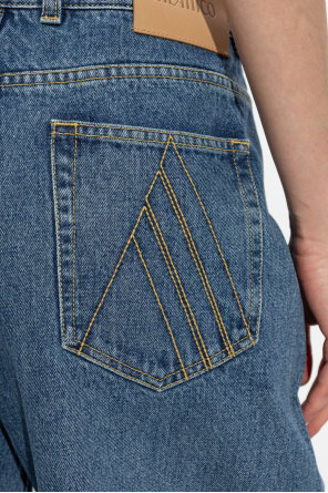 The Attico Denim bermuda shorts