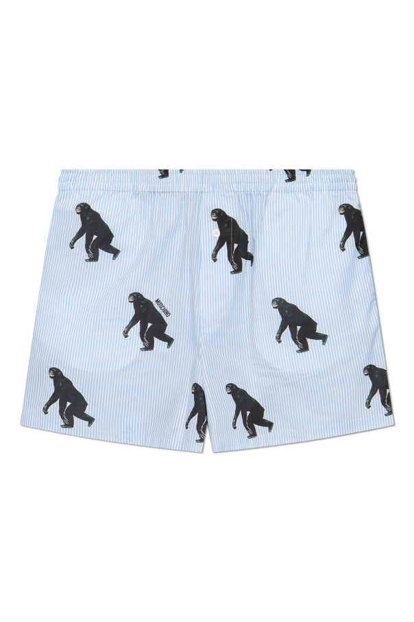 Animal Print Shorts od Moschino