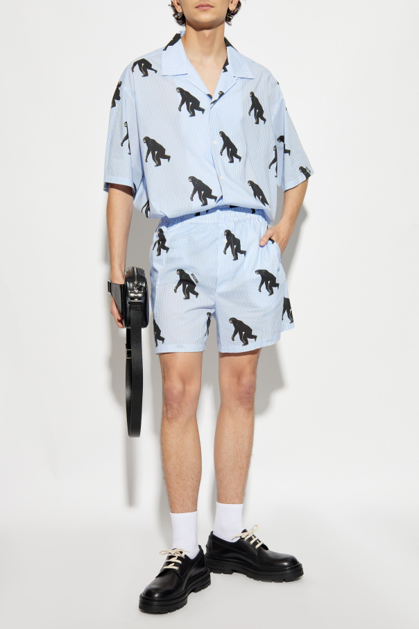 Moschino Shorts mit Animal-Print