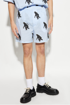 Moschino Shorts mit Animal-Print