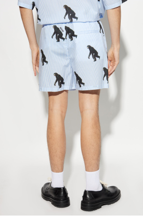 Moschino Shorts mit Animal-Print