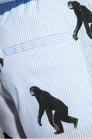 Moschino Shorts mit Animal-Print