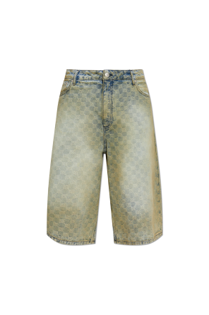 Shorts vaqueros con efecto 'vintage'