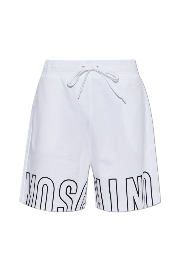 Shorts with printed logo od Moschino