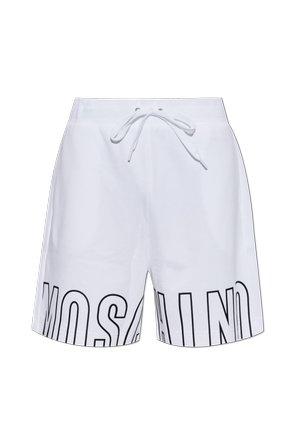 Shorts with printed logo