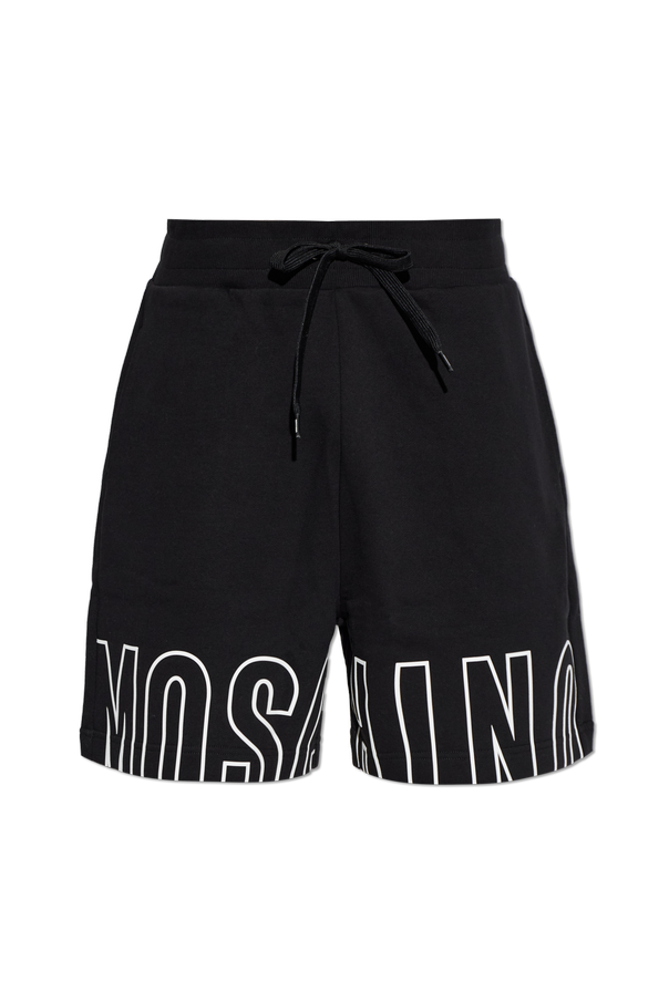 Shorts with printed logo od Moschino