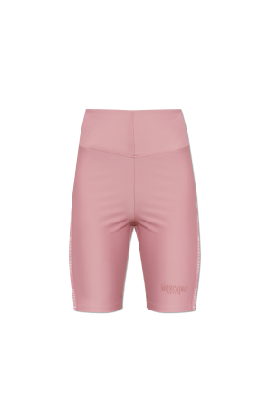 Short leggings with logo