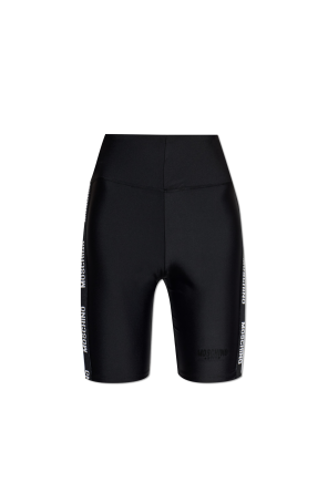 Short leggings with logo
