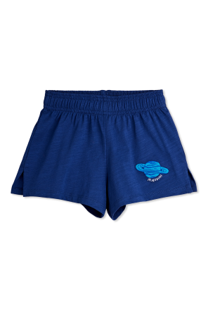 Shorts with embroidered logo