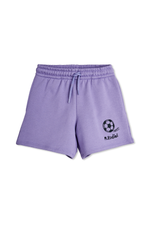 Shorts with embroidered logo
