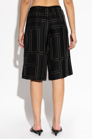 TOTEME Pantalones cortos de seda