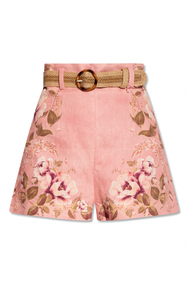 Zimmermann shorts sovmask with floral motif