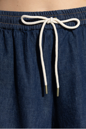 Zimmermann Denim shorts with fringes
