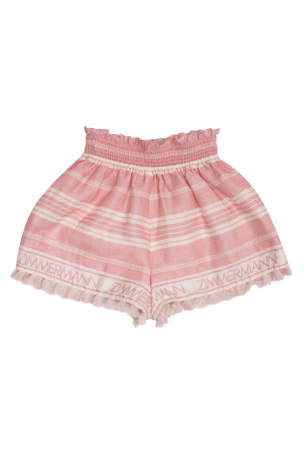 Zimmermann Kids Linen shorts