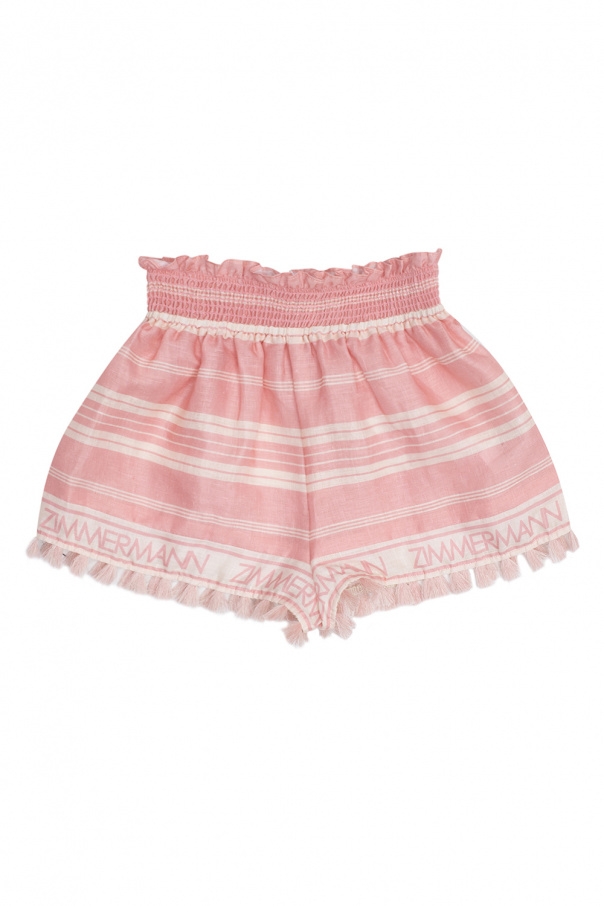 Zimmermann Kids Linen shorts