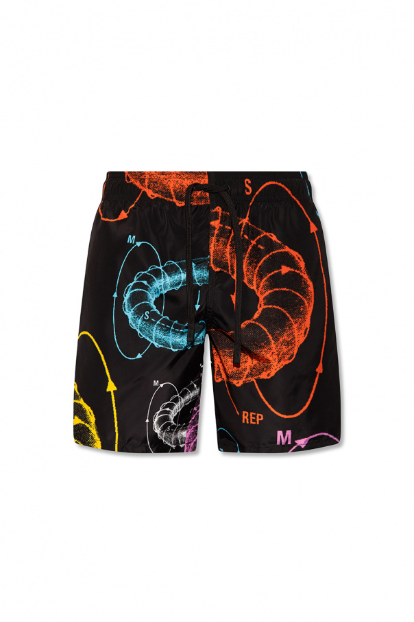 MSFTSrep Patterned swim shorts