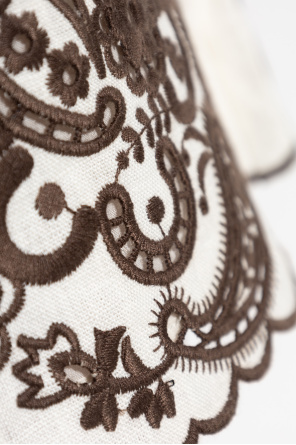 Zimmermann Lniane szorty z dekoracyjnym haftem