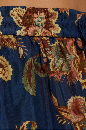 Zimmermann Silk shorts with print