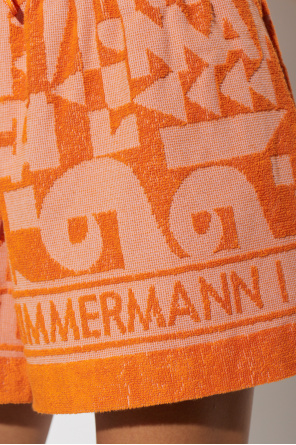 Zimmermann ‘Solstice’ terry cotton shorts
